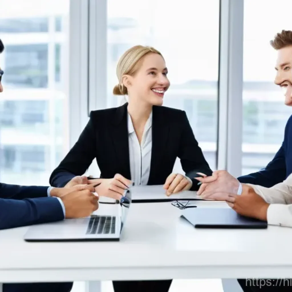 무역영어 실기시험 준비법 - **Global Connectivity and Professional Confidence**
    "A diverse group of five international busin...