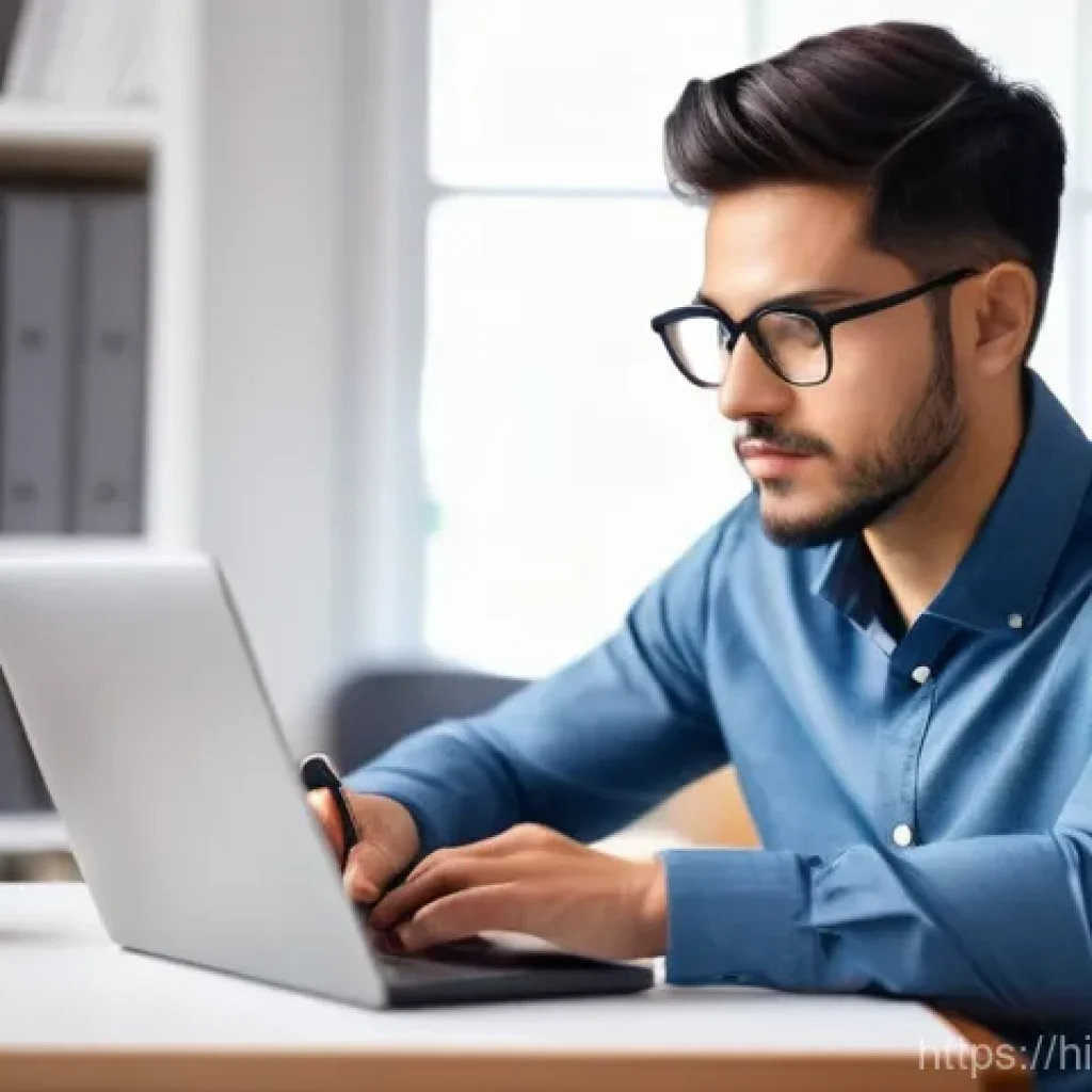 무역영어 학습 자료 제작과 효율적 활용 사례 연구 - **Prompt 1: Focused Online Learning Session**
    "A young, diverse professional (male or female) in...