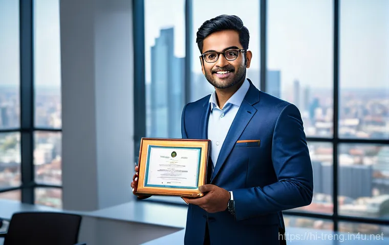 무역영어 시험 준비와 자격증의 장기적 효과 - **Prompt:** A dynamic and diverse group of international business professionals, including individua...