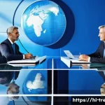 Home 15 무역영어 자격증으로 얻은 전문성과 실무 활용 사례 - Image Prompt 1: Global Business Collaboration**